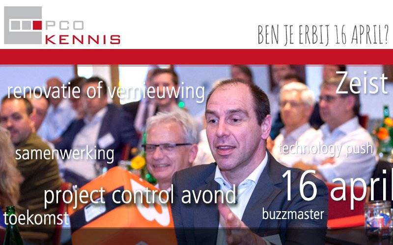 BlogPCO's tweet image. Schrijf je nu in voor onze  gratis project control avond op 16 april met het thema: 'Hoe passen wij  vernieuwingen toe op ons vak project control'.
Lees het hele programma van deze avond in onze laatste nieuwsbrief:
mailchi.mp/9ed9ee74c767/m…