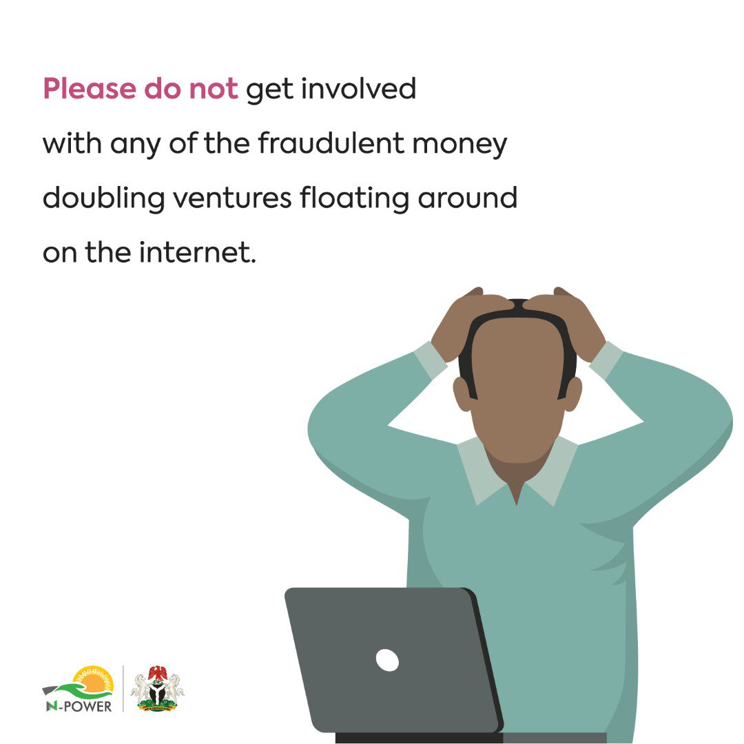 npower_ng's tweet photo. Good morning,

We have observed that some of you have shown interest in some of the money doubling ventures floating around.

Do NOT get involved. You will lose money.

We love you and we are looking out for you.

#NPowerNG https://t.co/7gbDsjjga0