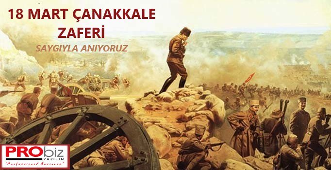 Probizyazilim's tweet photo. Çanakkale Zaferimizin 104. yılında tüm kahramanlarımızı saygı ve minnetle anıyoruz. #CanakkaleGecilmez https://t.co/UNkghiRCph