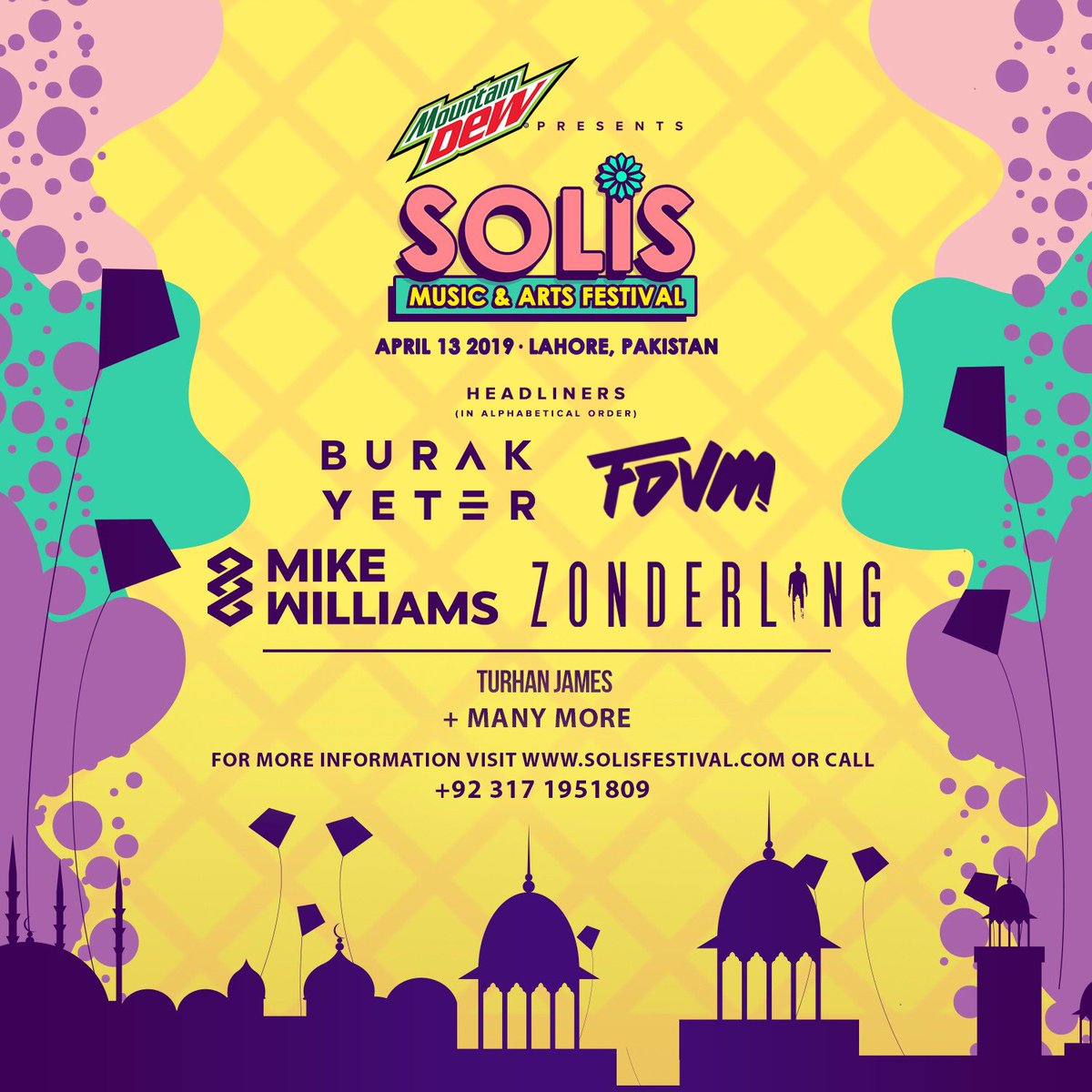 solismusicarts's tweet photo. BUY TICKETS NOW for Mountain Dew Presents Solis Music &amp; Arts. 
Call +92 317 1951809 or visit https://t.co/akuqVCyeD7 to get yours before prices go up! #solisfestival https://t.co/3mCEG1Xm4g