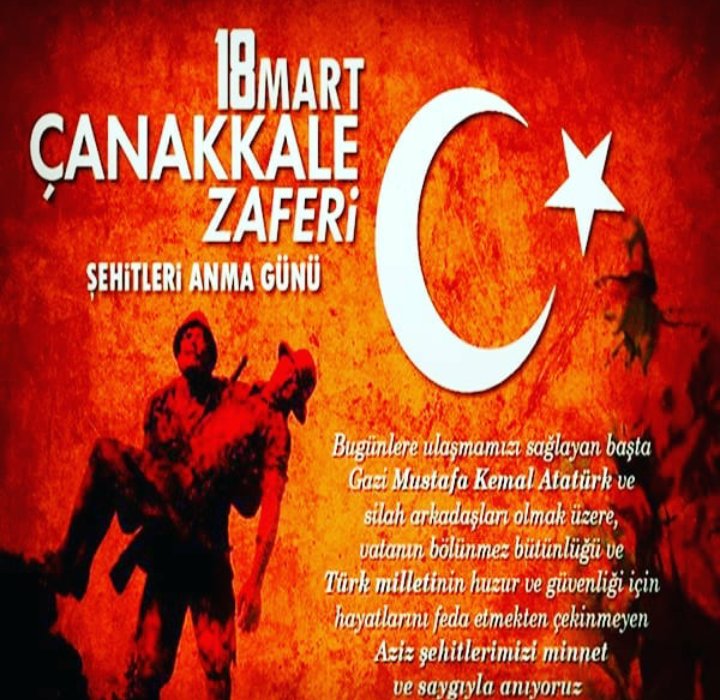 burcu_can88's tweet photo. #ÇanakkaleGeçilmez #18Mart1915 #18MartŞehitleriAnmaGünü #18martcanakkalezaferi #ÇanakkaleDestanı
 #çanakkaleşehitlerisaygıylaanıyoruz https://t.co/VK8cVA3GIK