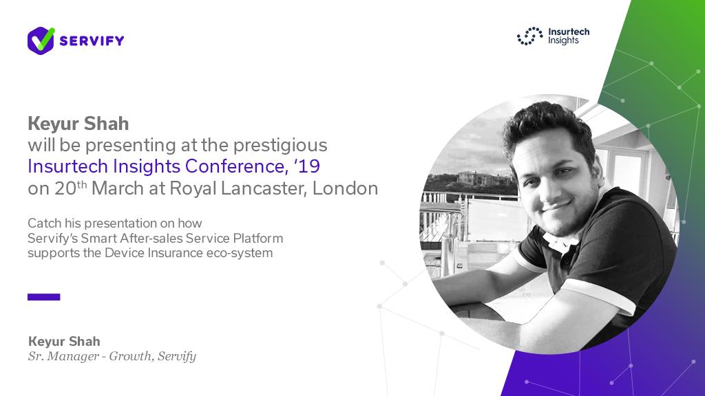Servify (@servifyhq) on Twitter photo Catch Keyur Shah's presentation at the Insurtech Insights Conference, on 20th March at Royal Lancaster, London. <a href="/igujju/">Keyur Shah</a> <a href="/ITI_Insurtech/">Insurtech Insights</a>
.
.
#Servify #InsurTech #DigitalTransformation #ConsumerHappiness #CX #London Catch Keyur Shah's presentation at the Insurtech Insights Conference, on 20th March at Royal Lancaster, London. <a href="/igujju/">Keyur Shah</a> <a href="/ITI_Insurtech/">Insurtech Insights</a>
.
.
#Servify #InsurTech #DigitalTransformation #ConsumerHappiness #CX #London