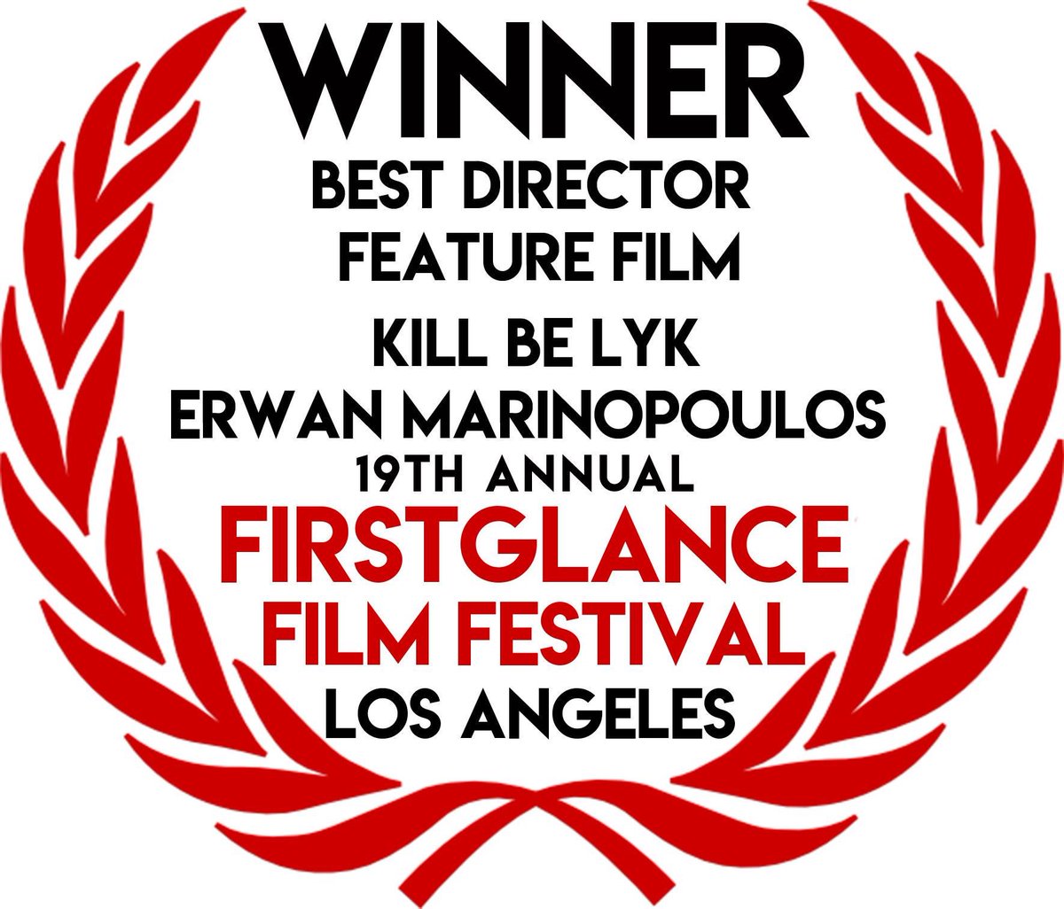 Zorg_Studios's tweet photo. Thank you to @FirstGlanceFilm Festival Hollywood for #KillBenLykβs 3 awards and congratulations to our amazing team including Alexandre Andrillon, Samuel Rouillard for Best Sound Design, Johann Herbay for Best Editing and Erwan Marinopoulos for Best Director πβ€οΈπ #Zorgstudios https://t.co/r8wZ938mXs