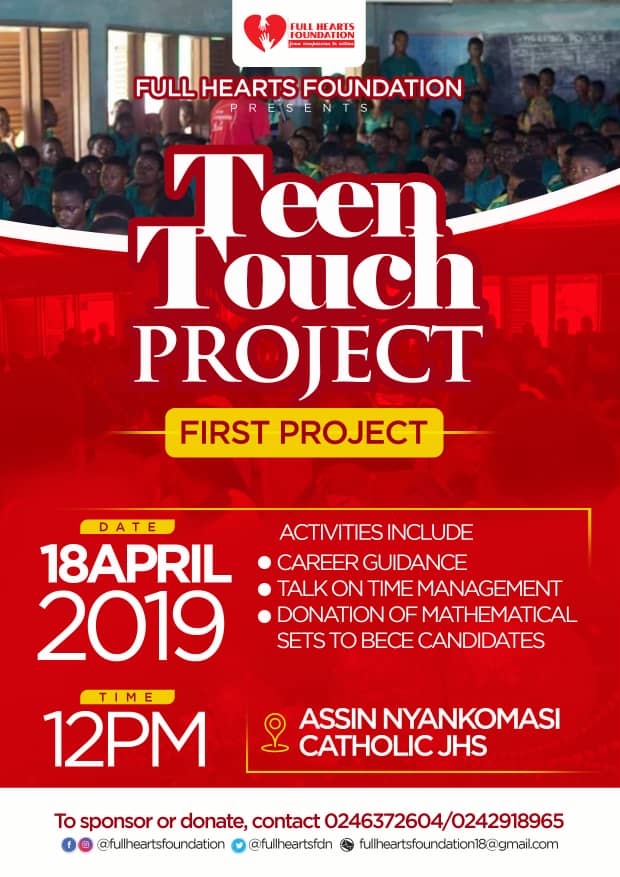 fullheartsfdn's tweet photo. The first TeenTouch Project is exactly a month today💃🏽💃🏽💃🏽.....donate to support a worthy cause😊

#fullheartsfoundation 
#fromcompassiontoaction 
#teentouchproject 
#sdg4 
#youthadvocateghana
#UNICEF https://t.co/BoAWBmH6GN