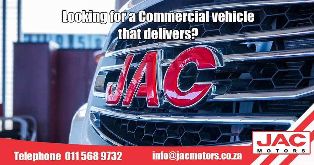 If you are looking for a commercial vehicle to carry your work load which could any thing from 1.3 tons to 8 tons, JAC Motors is the brand to contact. Our vehicles are not only excellent value for money but get the job done. Give us a call today for details on your nearest branch