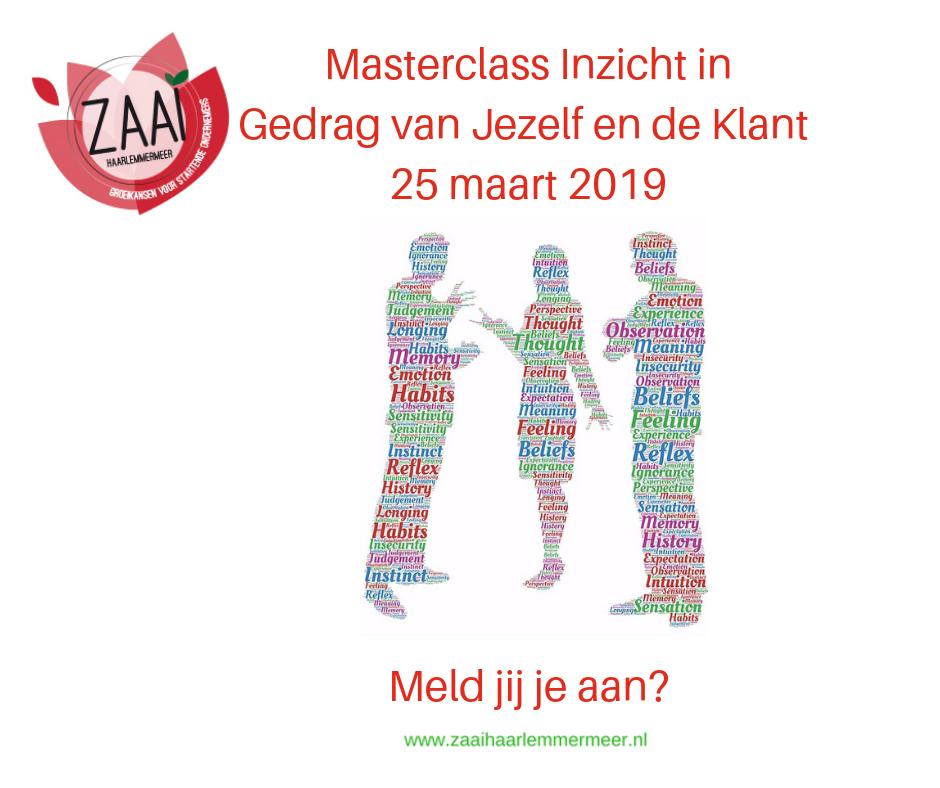 Hoe ga je om met spannende situaties onder druk, wat zijn je sterkten en valkuilen in communicatie? Ben jij startende#ondernemer in #Haarlemmermeer; wil jij leren succesvoller communiceren? Meld je aan #Masterclass Inzicht in Gedrag van Jezelf de Klant. bit.ly/2T1kl7B