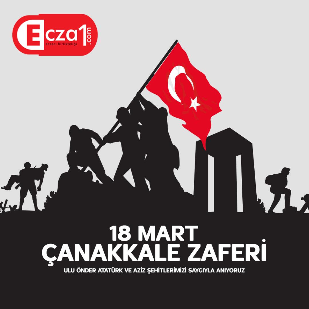 Ecza1com's tweet photo. 18 Mart Çanakkale Zaferi ! Ulu Önder Atatürk ve Aziz Şehitlerimizi Saygıyla Anıyoruz... #18mart #18martçanakkalezaferi https://t.co/vdeHgZGlw1