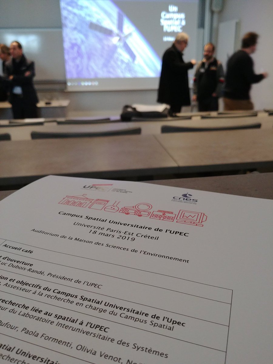 Bapt_Gaborieau's tweet photo. Ce matin je suis à la présentation du #CampusSpatial Universitaire de l'Université Paris-Est Créteil @UPECactus 🚀🌠 https://t.co/dIOcT1ciGd