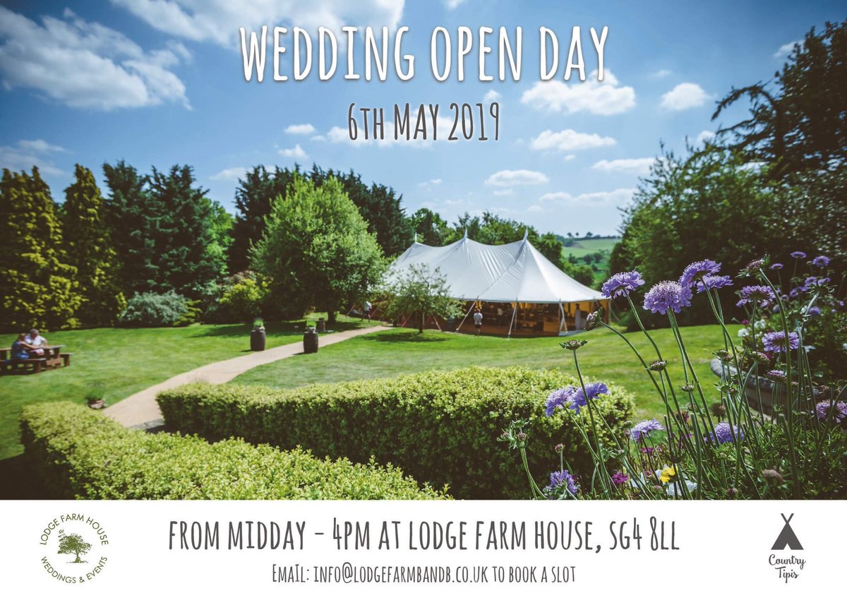 Planning your 2020 big day? Come along, have a chat and view our beautiful venue- ping me a mail to book your slot.
#weddingfair #wedding2020 #openday #marqueewedding <a href="/CountryTipis/">Country Tipis</a> <a href="/KFisherCaterers/">Kingfisher Caterers</a>