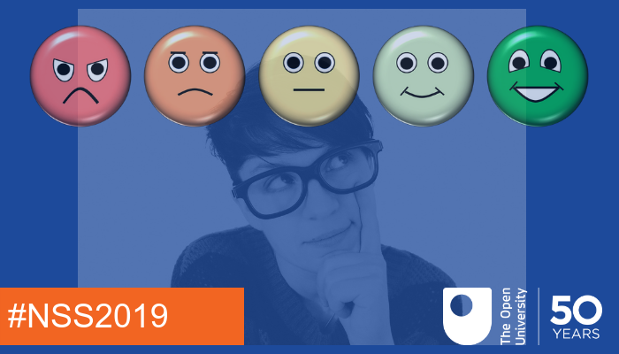 OU_FASS's tweet photo. Have you been contacted and asked to take part in the 2019 National Student Survey? If you have, please do take this opportunity to have your say and help shape the future of #OpenUniversity! https://t.co/xMY3y0INW1 @oustudents #NSS2019 #howhumanities #howsocialscience https://t.co/jkqBuRT6Vt