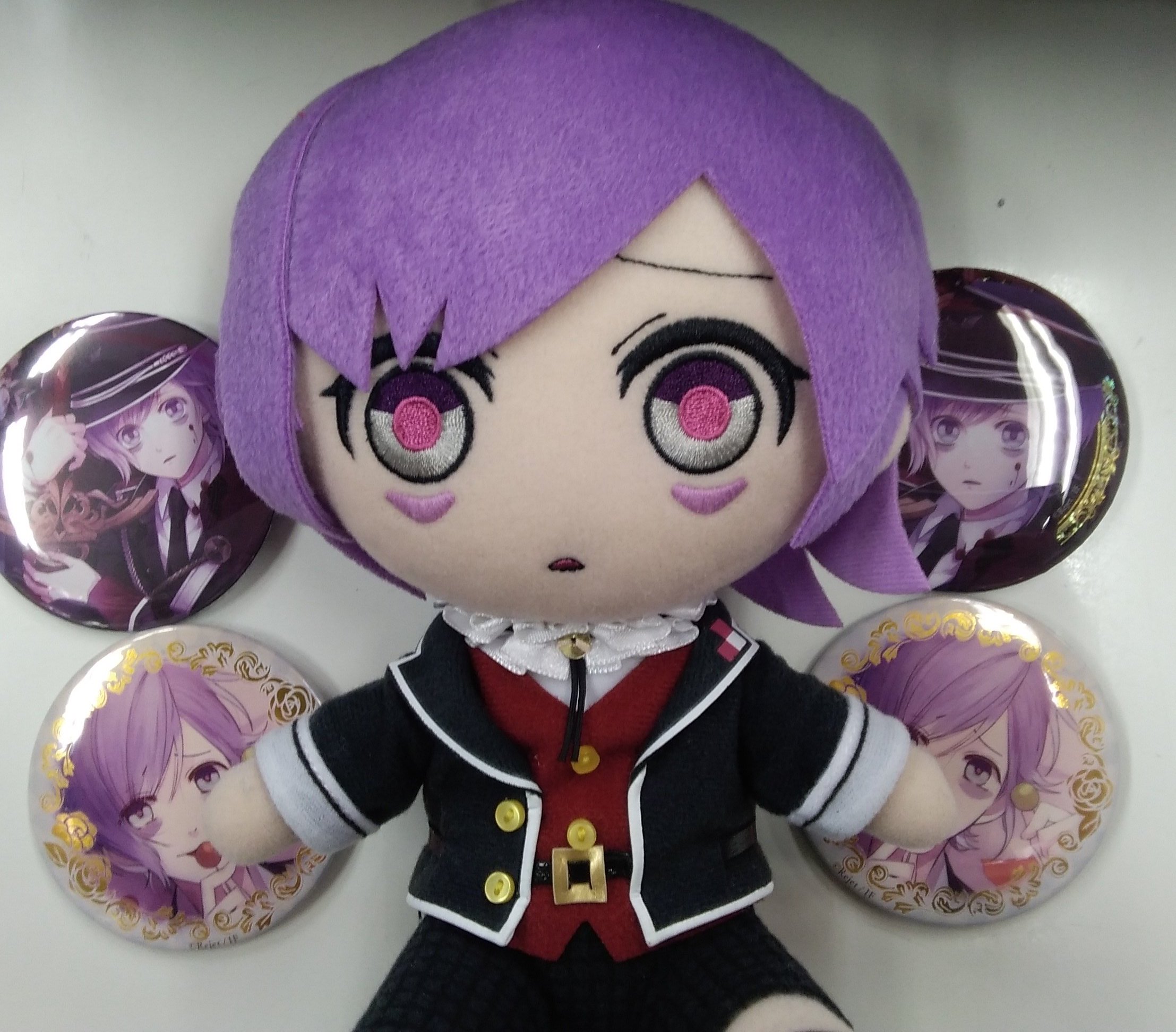 DIABOLIK LOVERS ディアラバ 逆巻カナト ぬいぐるみ 特典付き DIABOLIK LOVERS 逆巻カナト マスコットぬいぐるみ | K-BOOKS