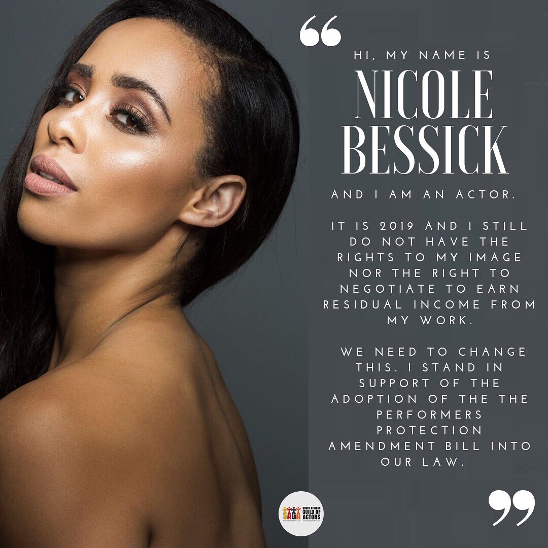 THE TIME FOR TALK IS OVER 🔪 I stand in support of the adoption of the Performers Protection Amendment Bill into our law 🚨

#IAmActorSA #ActorforPPAB #PMAforPPAB #PMAforCAB #SAGAforPPAB #SAGAforCAB