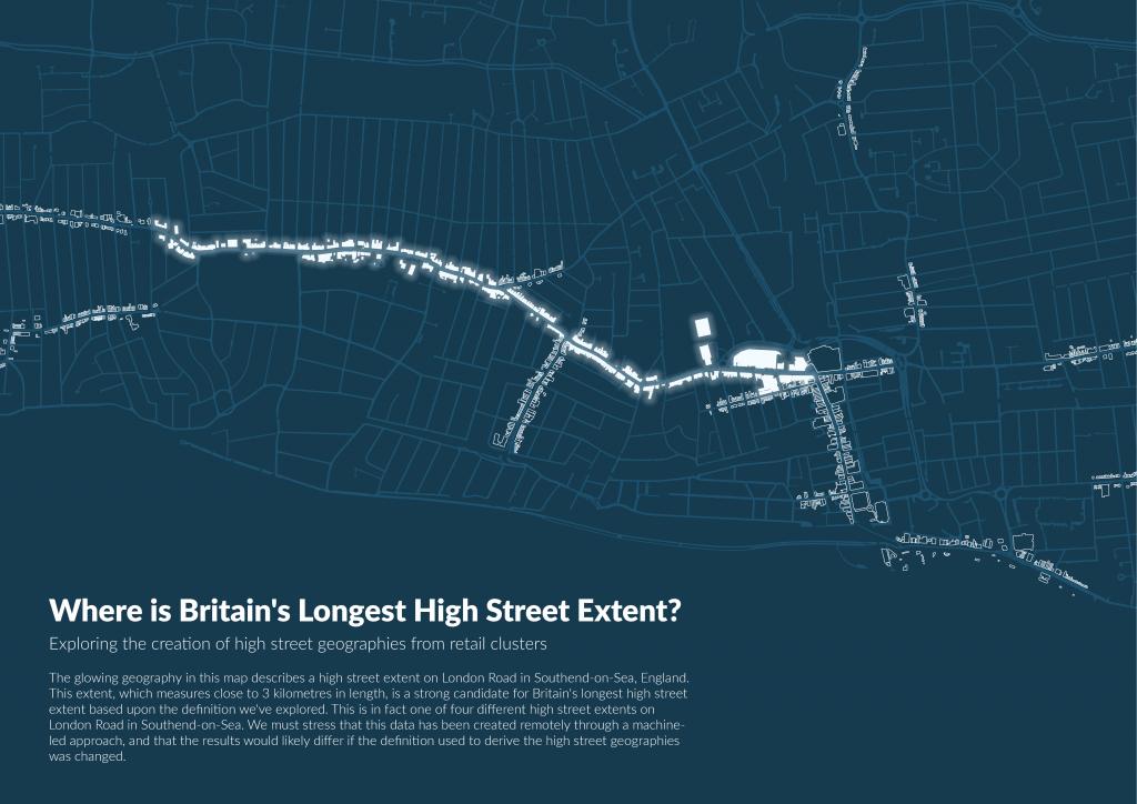 OrdnanceSurvey's tweet photo. Where does a high street start and end? What is their geography, and how do they compare? We've been investigating with @ONS and @mhclg  👉 https://t.co/DHA2t3Tj09 https://t.co/vUFwqFKnxO