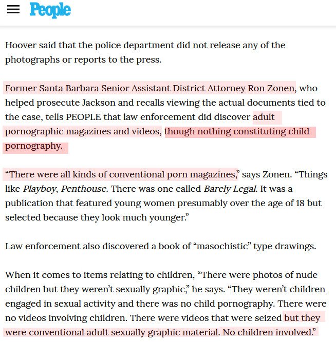 It really is time for some  #BlueCheckBandits to let go of this ch!ld p0rn nonsense in the  #michaeljackson case. Possession of ch!ld p0rn is a FEDERAL crime. -_-  #leavingneverland  https://people.com/crime/michael-jacksons-estate-blasts-new-pornography-reports/