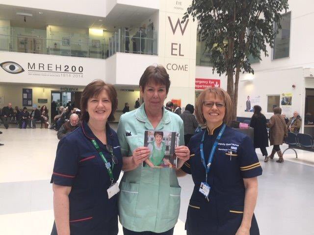 Here is the MRI poster girl from our Nutrition &amp; Hydration strategy receiving the first printed copy <a href="/MFTnhs/">MFT NHS</a> <a href="/NHWeek/">N&H Week</a> #NHW2019
