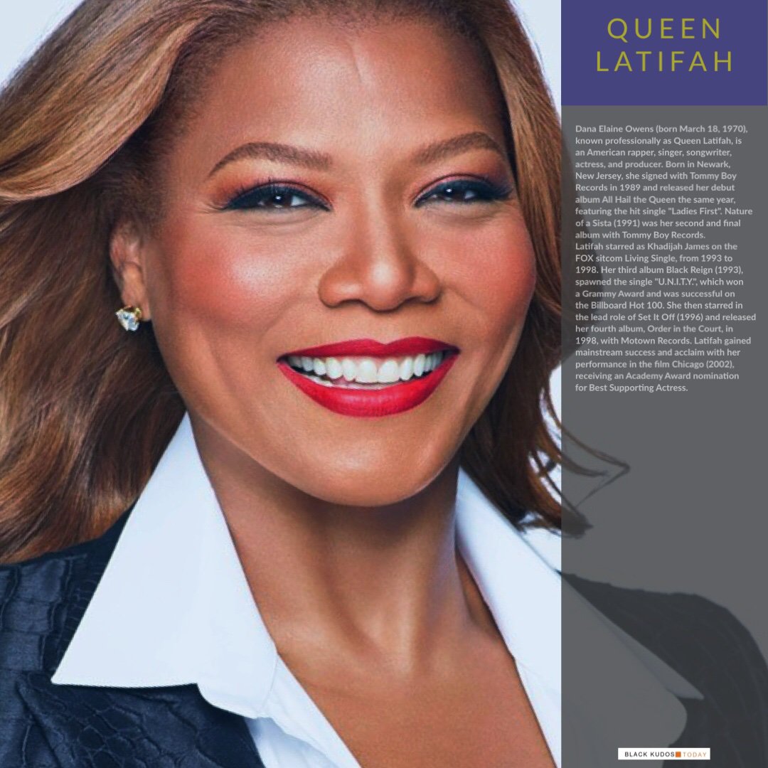 Happy Birthday to Queen Latifah.
 