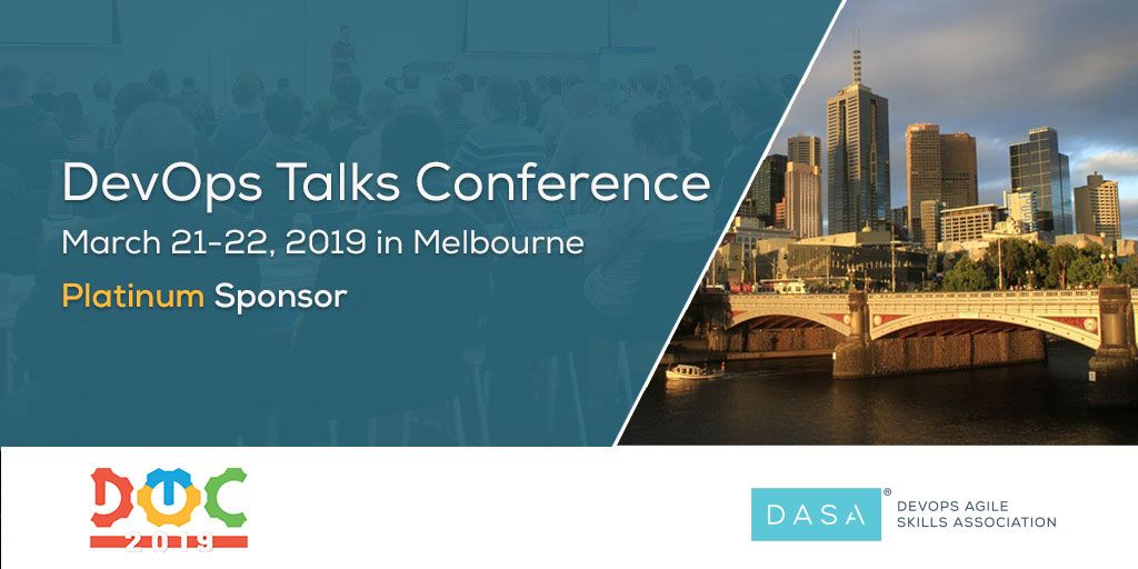 APMG_Inter's tweet image. Join the @dasa_org team Deborah Burton, Managing Director, Lawrie Kirk, DASA Ambassador Australia and New Zealand and Jan de Vries, DASA Training and Consulting Partner for #dotc19 the #DevOpsTalks Conference in Melbourne. 
#devops #goDASA lnkd.in/dSBiXxP