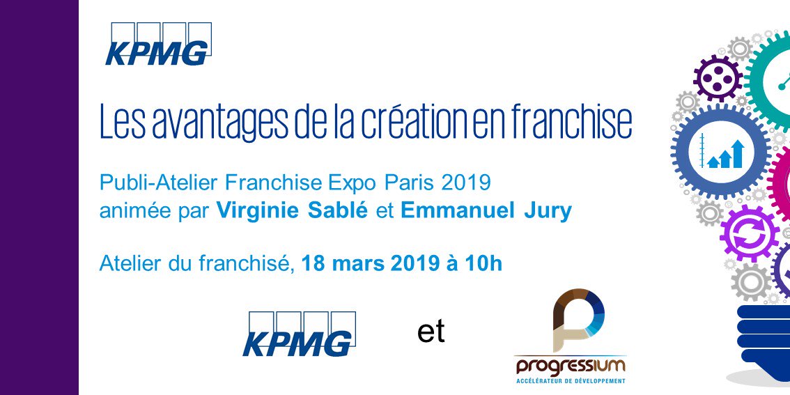 Futur #franchisé, vous êtes vous posés les 11 questions essentielles avant de vous lancer en #Franchise ? Car avec Emmanuel Jury nous allons vous les poser dans 30min à l'Atelier du #franchisé! <a href="/Franchise_Expo/">Franchise Expo Paris</a> <a href="/KPMG_France/">KPMG France</a> <a href="/Progressium/">Gabriel Progressium</a>