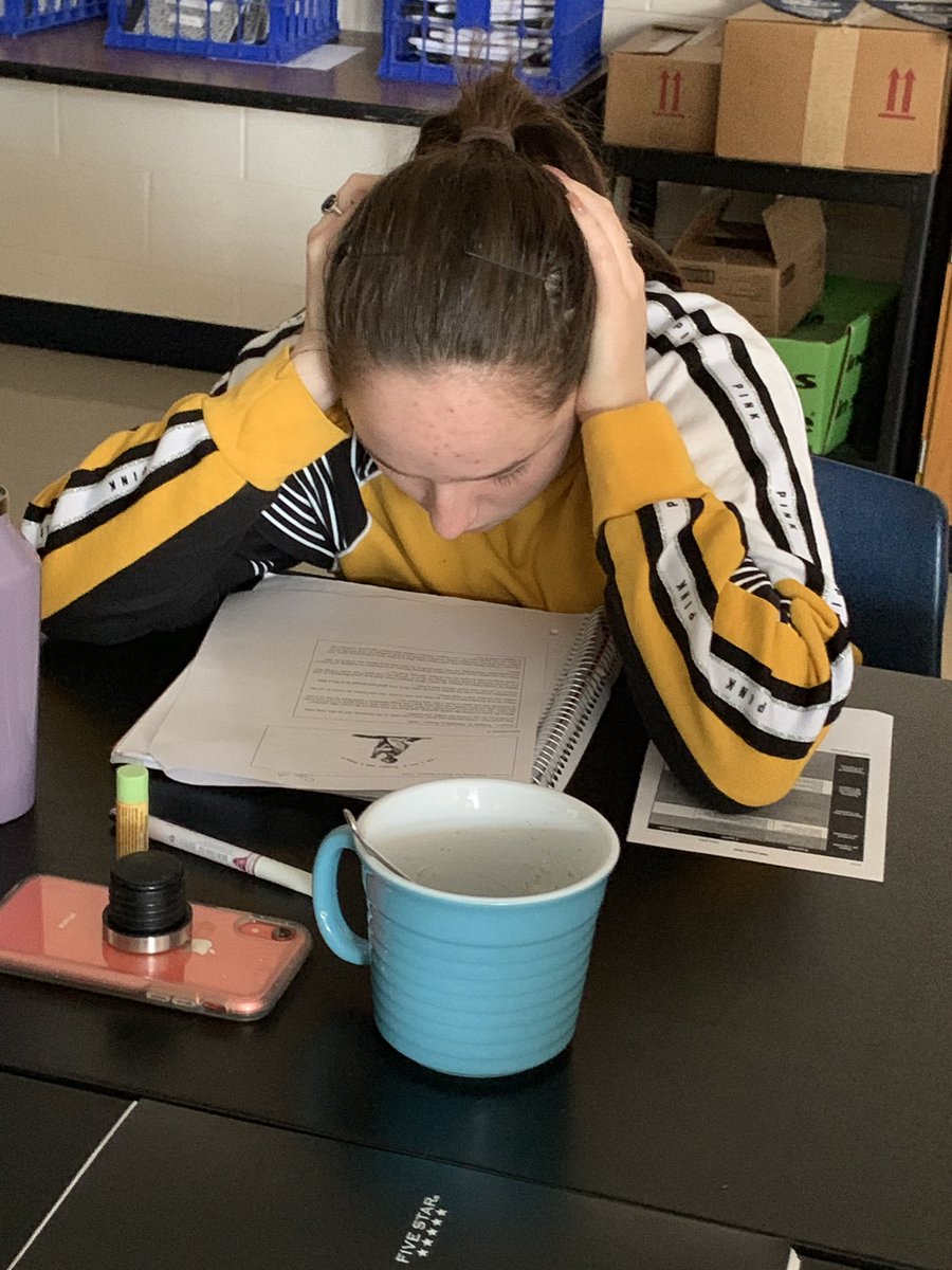 My APUSH students came to school on Saturday to write DBQs in preparation for the AP exam. <a href="/OnslowSchools/">Onslow County Schools</a> #driven
