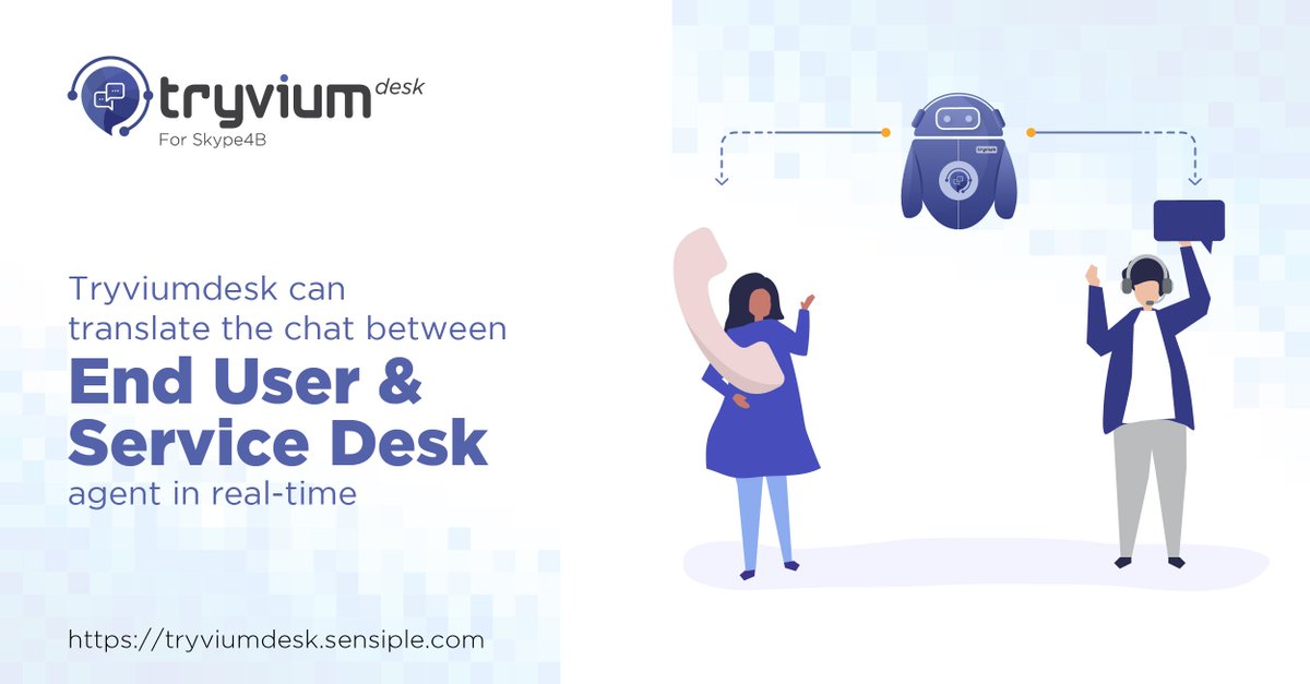 sensiple's tweet image. Deliver a seamless customer interaction with real-time language translation.
To explore more, visit:tryviumdesk.sensiple.com/features

#RealtimeLanguageTranslation #CustomerExperience #ServiceDeskSolution