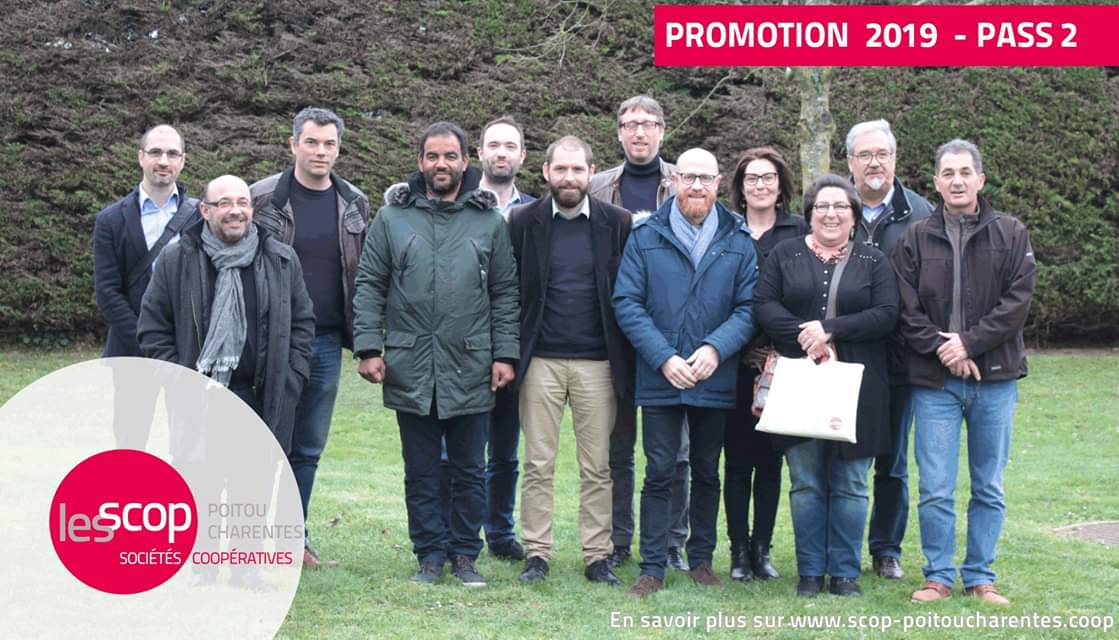 ScopNouvelle_Aq's tweet photo. Des administrateurs et associés des Scop ECF CERCA, SCOTPA, @AtemporelleScop, @Aceascop et Carrosserie Industrielle Niortaise venus se former aux missions des mandataires sociaux dans une #Scop. #FormationManager #Pass2 https://t.co/k2dBIMApFW