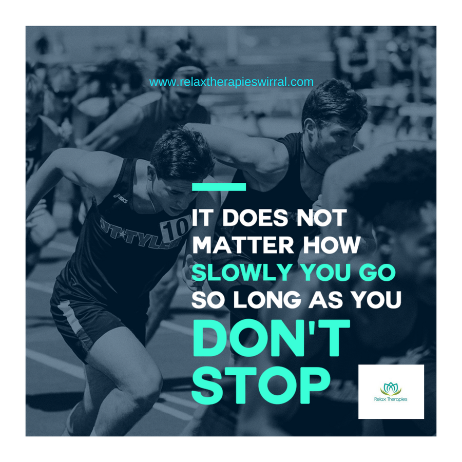 RelaxWirral's tweet photo. Motivational Monday
It does not matter how slowly you go as long as you don't stop
#motivationalmonday #wirralclinic #networxhour #positivequote #feelgood https://t.co/80MTL3pW6U