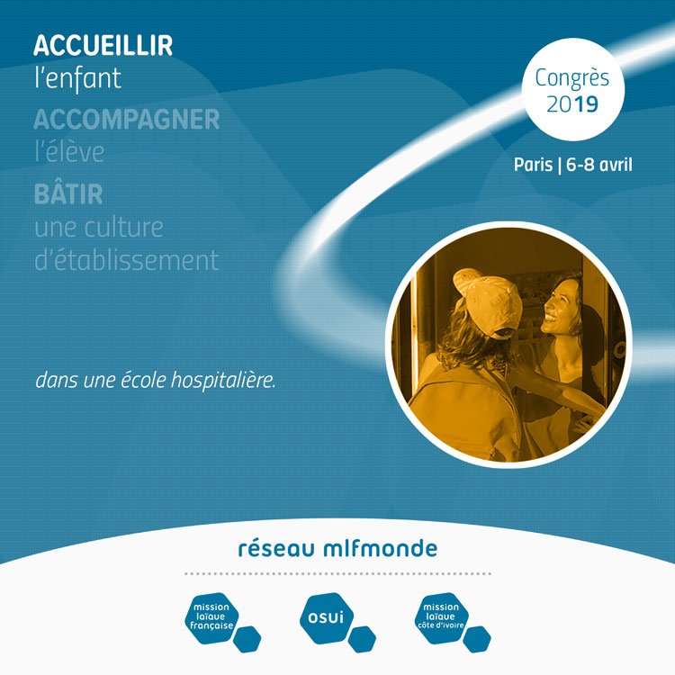 🗓️ RDV le 6 avril prochain pour la 1re journée du #congrèsMlf dédiée au thème "Accueillir l'enfant, dans une école hospitalière" avec des intervenants de haut niveau:<a href="/JCDEBERRE/">Jean-Christophe Deberre</a>, S.Giampino, C.Brisset, P.Ben Soussan, <a href="/RonCanuel/">Ron Canuel</a>, <a href="/mp_carlotti/">Marie Carlotti</a>
Plus d'infos 👉 congres.mlfmonde.org/paris2019/same…