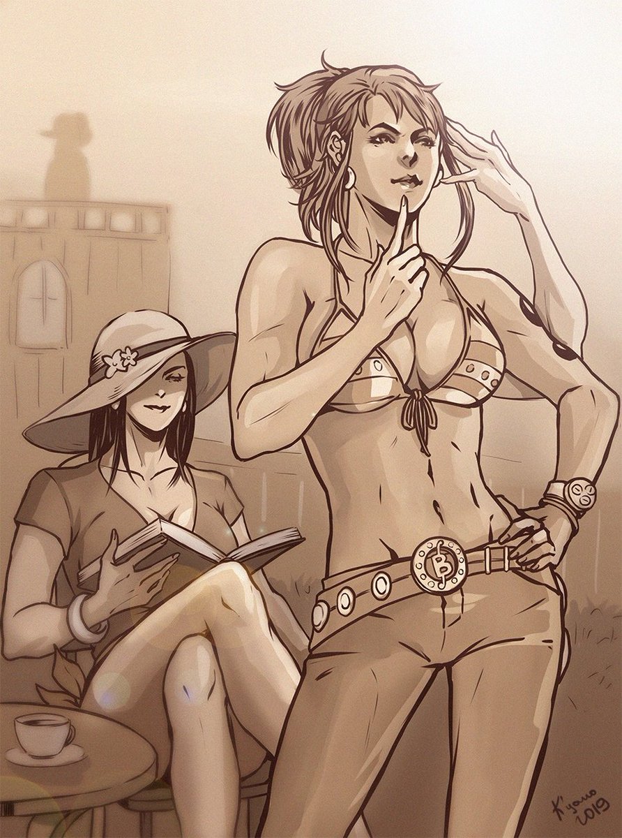 KyanoCapt's tweet photo. new art with girls 💛✨💛
#OnePiece #nami #robin https://t.co/fFQmztrJNP