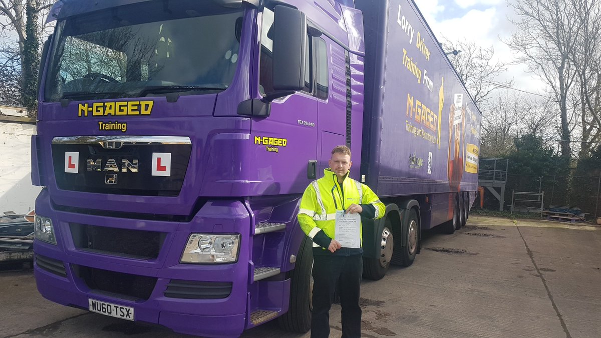 NGagedTraining's tweet image. Congratulations to Luke Cannard, on passing his LGV Cat.CE test on Wednesday!

Well done Luke!

#Passed #LogisticsTraining