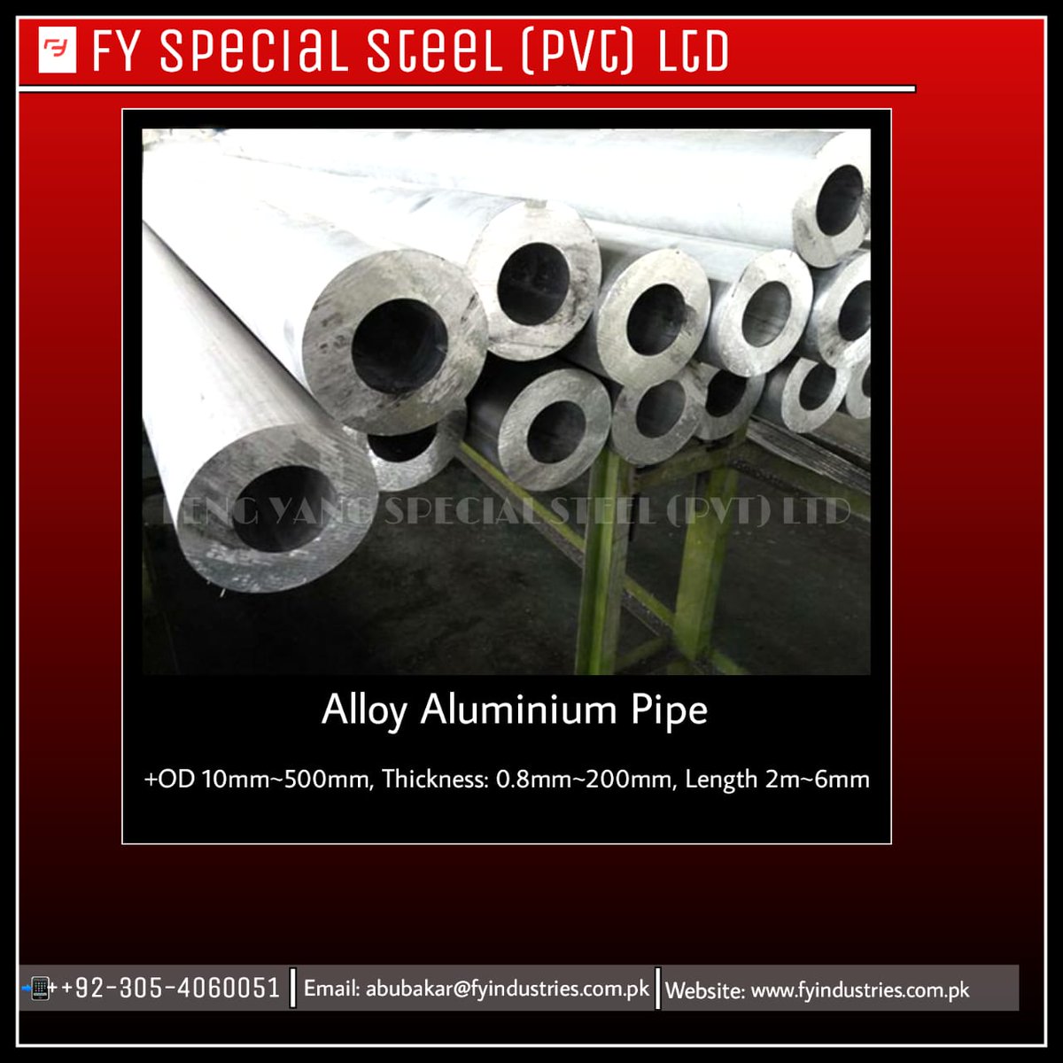 PakChinaSpecia1's tweet photo. #Alloy_Aluminium
1) #Aluminium_Plates
2) #Aluminium_Round_Bars.
3) #Aluminium_Pipes
#Size+OD 10mm~500mm #Thickness: 0.8~200mm #Width 500~2000mm #Lengh 2m~6m
#GRADE: 6061/2024/1060/7075/5052/1100
#Contact_Number+92-305-4060051
#Email: abubakar@fyindustries.com.pk https://t.co/OKctLpeUxN