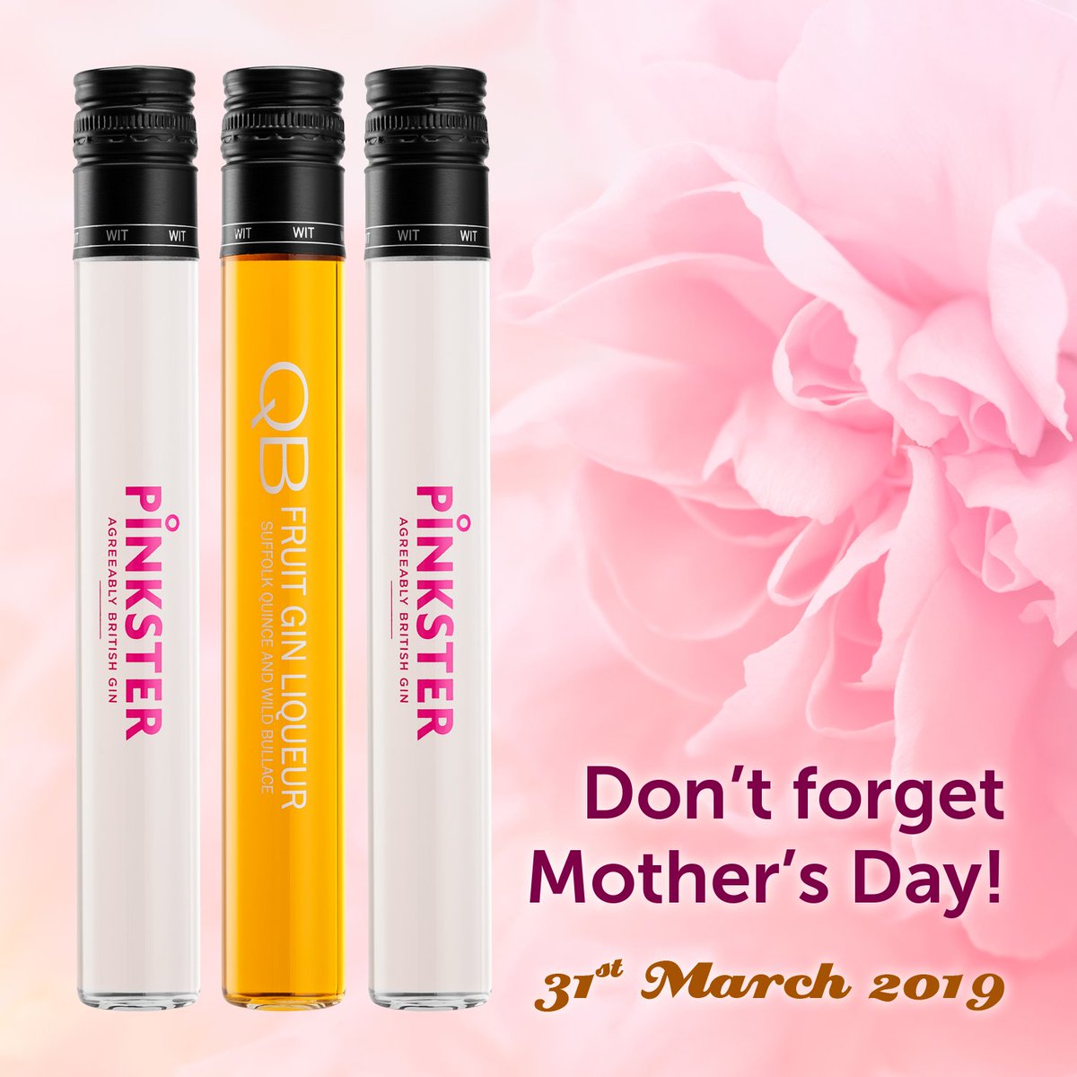 Our <a href="/PinksterGin/">Pinkster Gin</a> tasting set makes a great #MothersDay gift 🌸