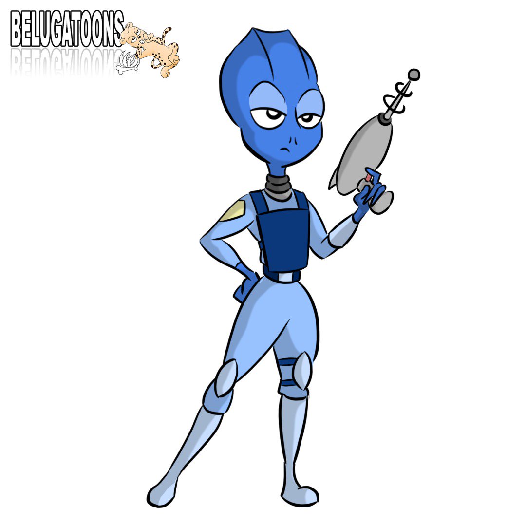 BelugaToons's tweet photo. My alien police force! Laary, Ulba, Zola and Eema #aliencops #fantasy https://t.co/OxB7JKeFAf