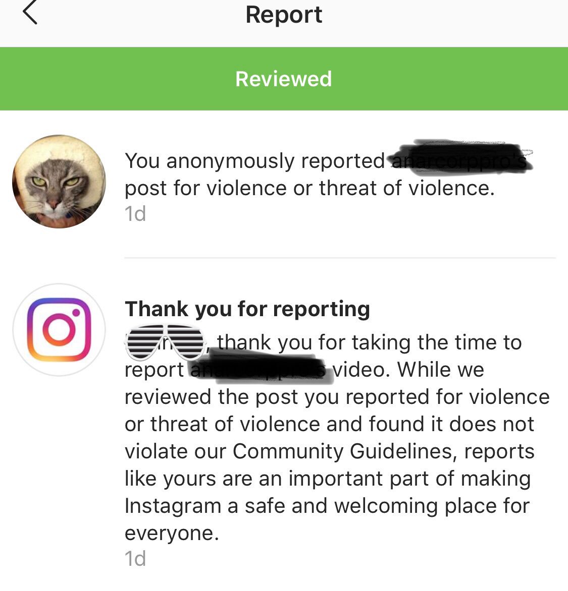Report the #ChristchurchMosqueAttack shooting videos, they said. Nice one <a href="/instagram/">Instagram</a> <a href="/facebook/">Facebook</a>