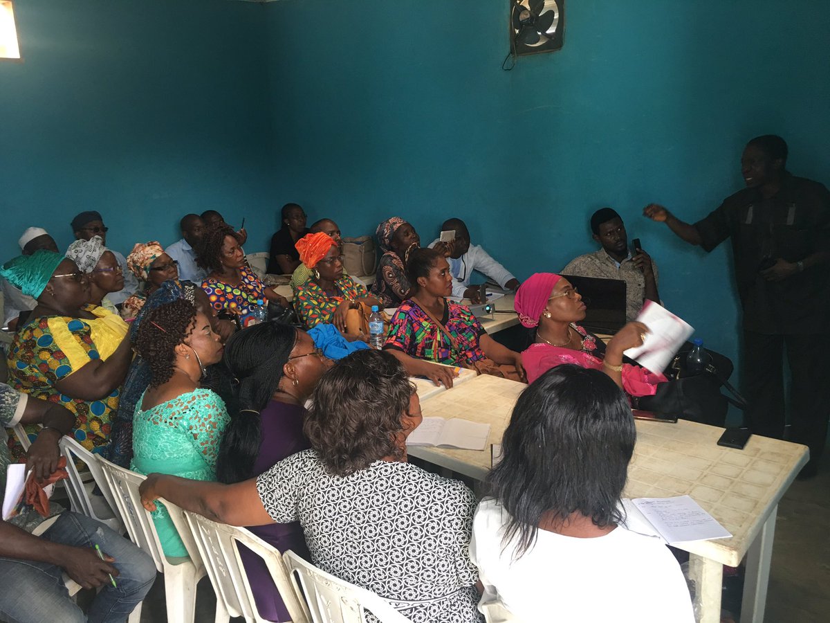 BawaGift's tweet photo. The @WorldFishCenter Value addition training is happening live in Lagos, Nigeria. The goal is to reduce post-harvest loss and learn new processing techniques that are of export standard 
@IITAYOUTHAGRIP @IITA_CGIAR  @TAATAquaculture https://t.co/FOrY2NWFhC