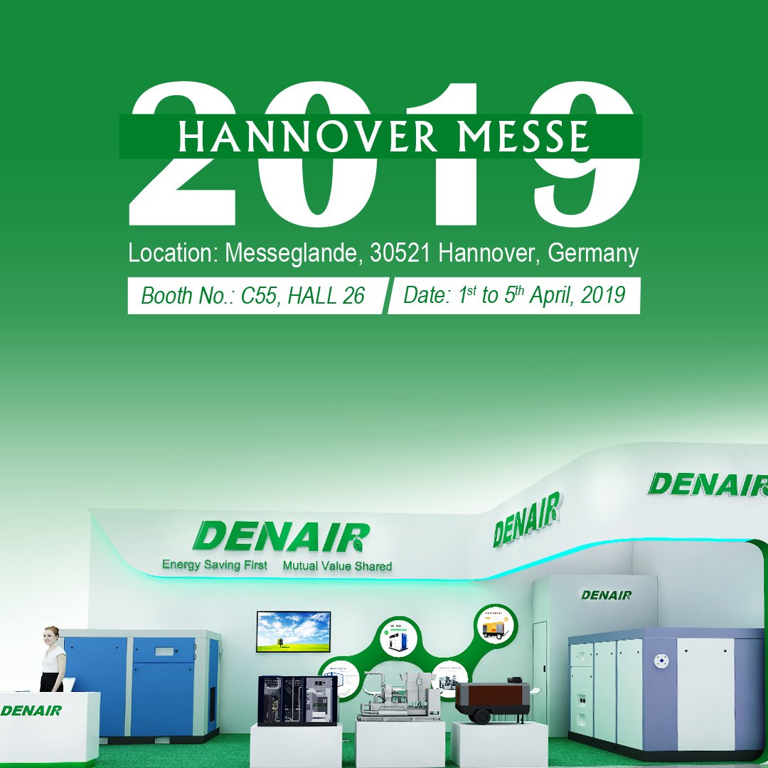 denairgroup's tweet photo. Welcome to DENAIR Compressor booth C55 during the Hannover Messe Germany 2019.
https://t.co/TPfHgdF9ln

Добро пожаловать в DENAIR компрессор стенд C55 во время Hannover Messe Германия 2019. https://t.co/bIlUVqqROO