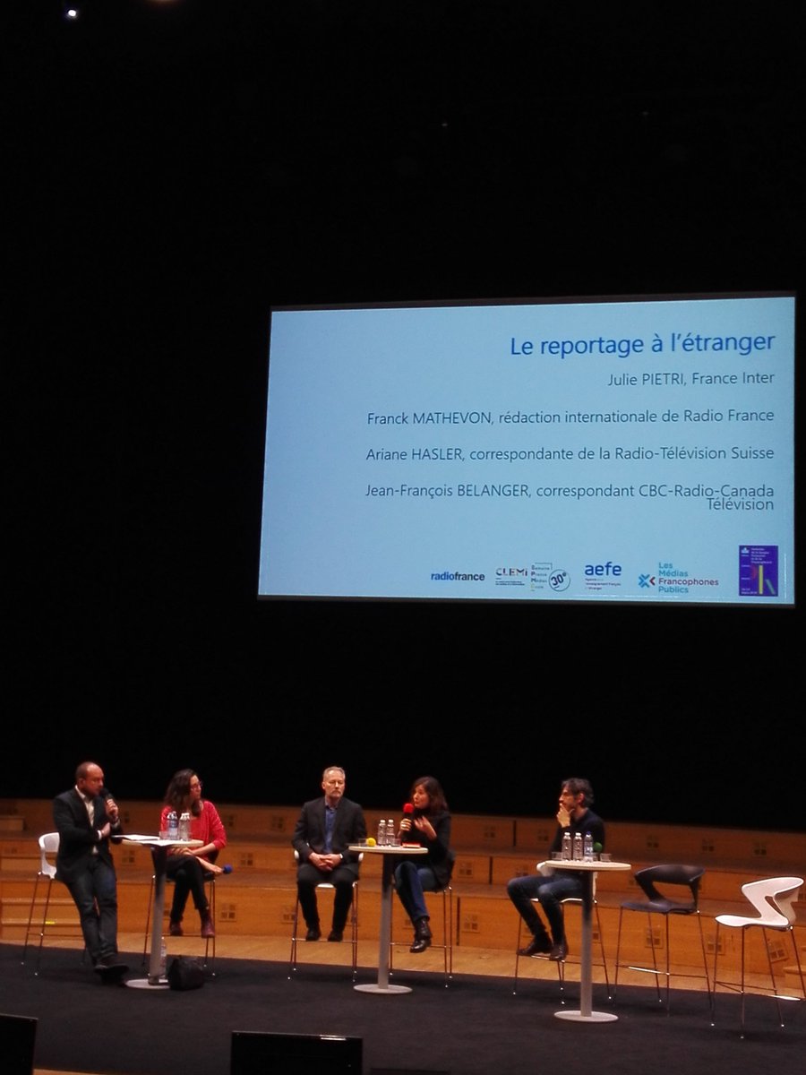 christinemoncla's tweet photo. #SPME2019 #SPME2019RF
Ouverture de la semaine de la presse à radio France avec la rencontre internationale "reportages sans frontières" https://t.co/Gp3yDbvP8T