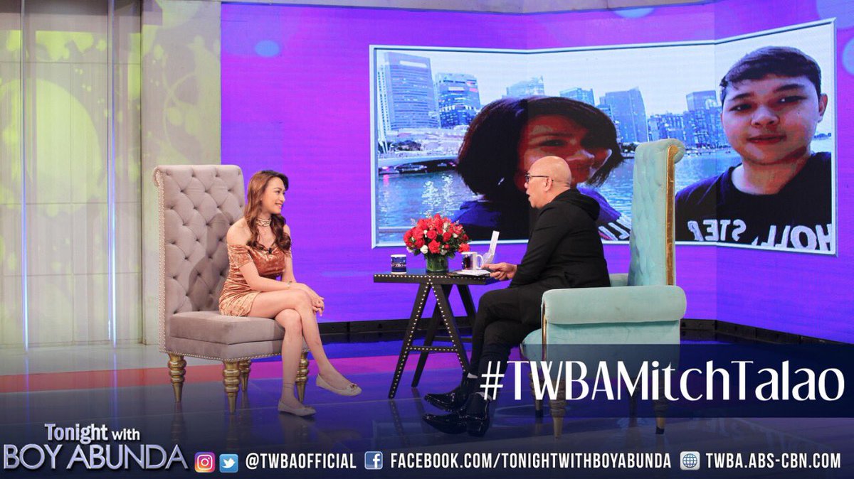 TWBAofficial's tweet photo. Makakasama natin ngayong gabi ang Trans Mama ng Lucena! Abangan si Mitch Talao sa kaniyang pagharap sa King of Talk! ✨ #TWBAMitchTalao https://t.co/nWsEQd9Dfn