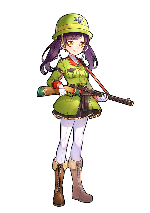 ট ইট র ビビッドアーミー 公式 キャラクター紹介 2 続いては緑の兵士ちゃん 不敵に笑うツインテールがキュートな彼女は いつも指揮官にどんな悪戯をするか考えているとのこと でもたまに画面からひょっこり顔を出して アドバイスをくれる優しい