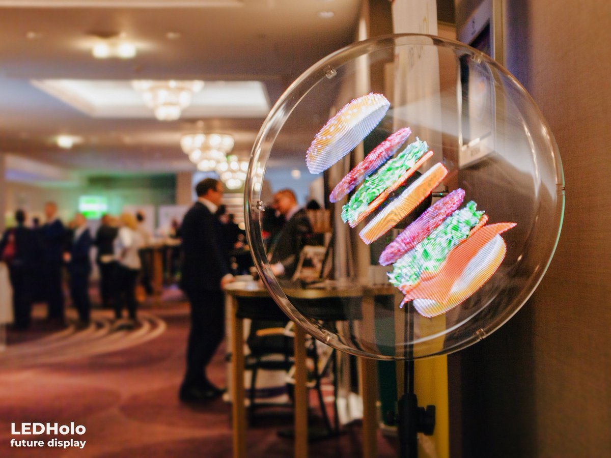 ledholo's tweet photo. The possibility of presenting a variety of content is the basic advantage of our deviced ⚛ Have a good week!

#ledholo #rentholo #hologram #3d #3dled #led #future #display #variety #content #device #geometry #burger #camera https://t.co/R8cHeFuXFr