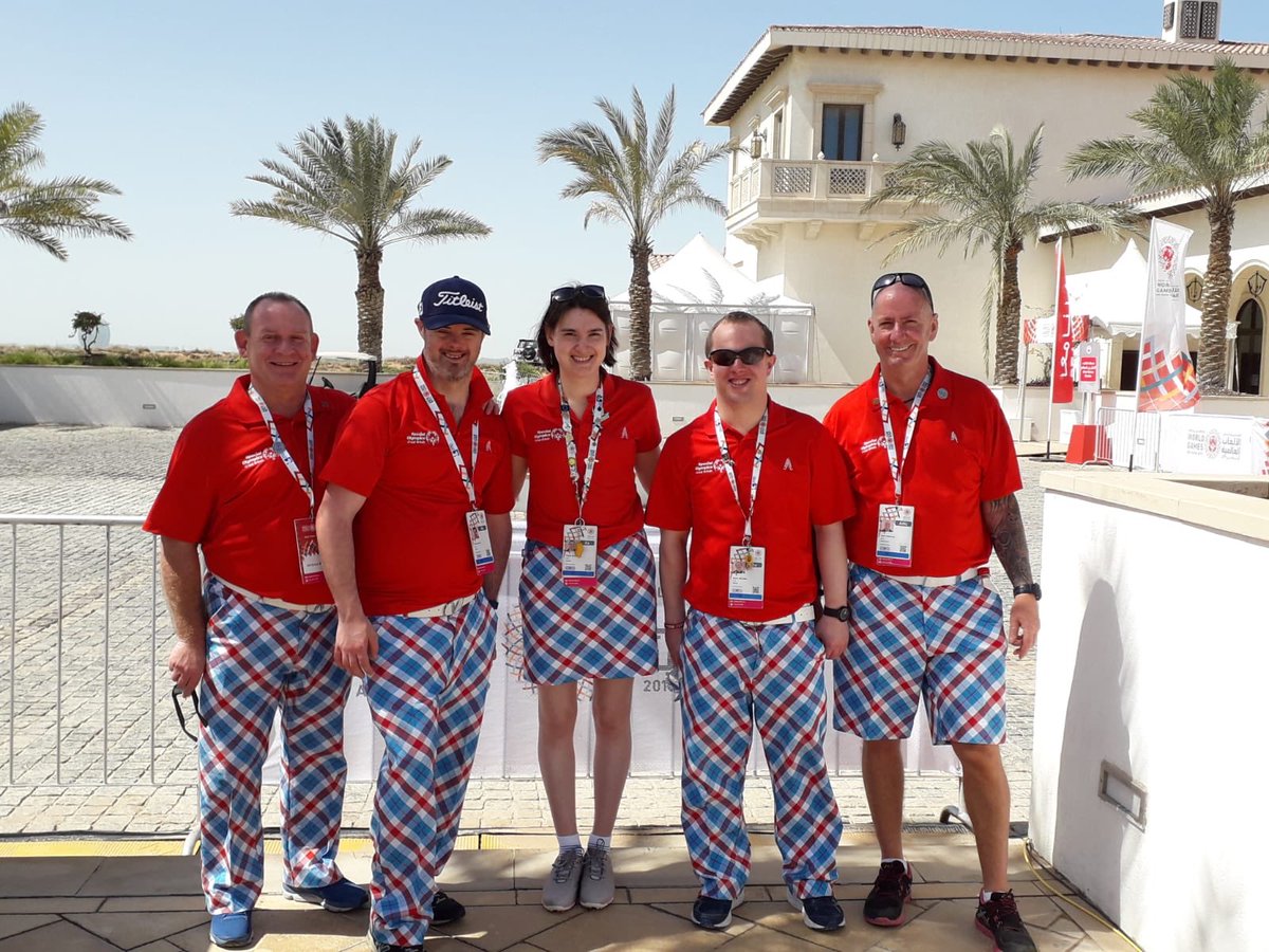 SOGreatBritain's tweet photo. We think you’ll agree how fantastic our golfers look?! Big thank you to @RoyalAwesome for their support by providing our golf kit!! https://t.co/gXf1h4rW0q