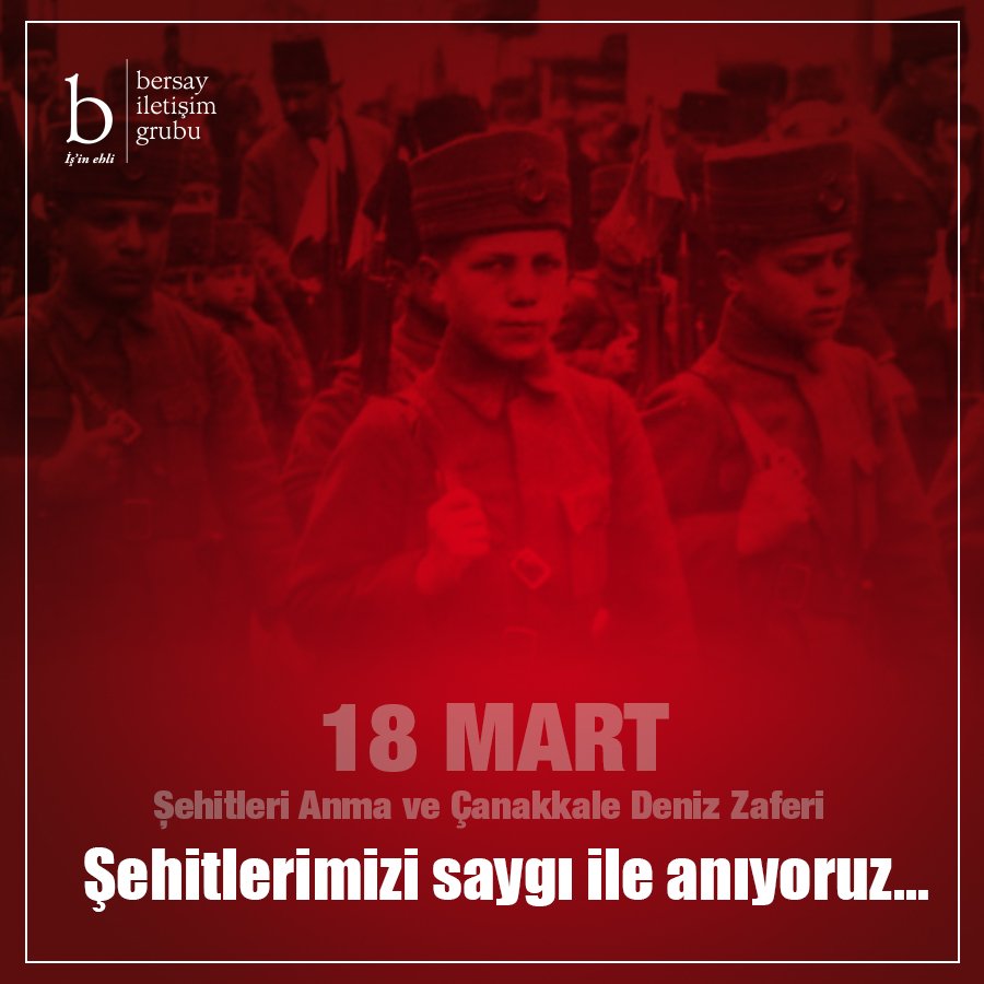 Şehitlerimizi saygı ile anıyoruz… #ÇanakkaleGeçilmez #18MartÇanakkaleZaferi #ÇanakkaleRuhumuzdur