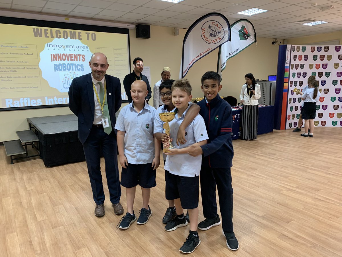 DIAB_Tech's tweet photo. Well done DIAB Tecno Sharks for winning the 2nd place in IVEI Robotics Competition in the Primary Robotics category. #diabwinners #diabcelebrates #diabtechnology @DIABarsha @innoventuresedu @CEOInnoventures @DIAB_Primary https://t.co/iJT2X0Lc90