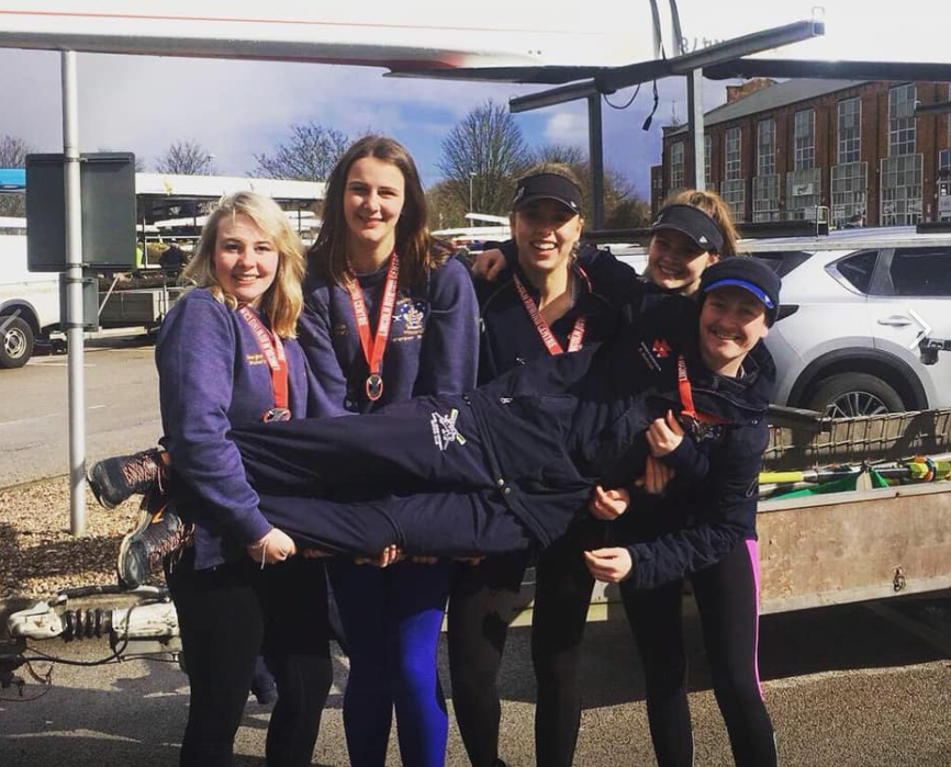 HarperAdamsUni's tweet photo. Win for @HAURowing club at Lincoln Head over the weekend🏅🚣‍♀️See more https://t.co/2YOYdt1QCt https://t.co/iCrOFN9jtv