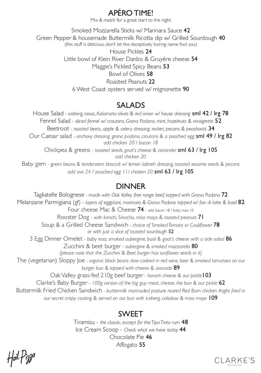 While we’re working on getting our pizza oven back into action, we’ve put some seriously delicious items on the menu from Clarke’s.
Come on down this week for Mac &amp; Cheese, made with Colby cheddar, smoked mozarella, Danbo and Pecorino. 🙌🧀