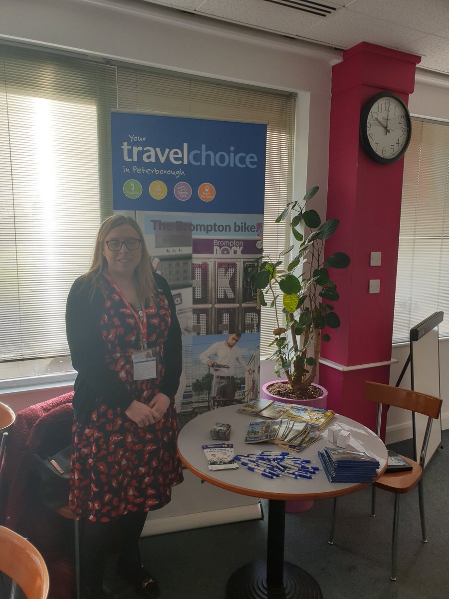 pcctravelchoice's tweet photo. We're at @AnglianWater today engaging with staff and providing bespoke travel information. We also have @Outspokencycle with Dr bike! https://t.co/3NiHRXy9db