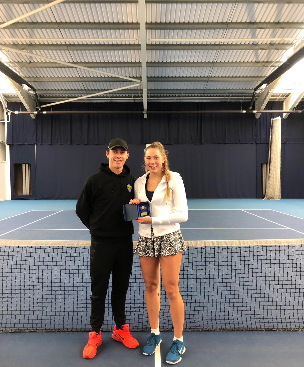 Well done Andre Lukosiute, winning the Grade 2 British Tour in Edgbaston. Great to travel up here with her, and for her to get some much needed match practice. Back to training on Monday to continue the hard work! 👍💪👏🎾🏆