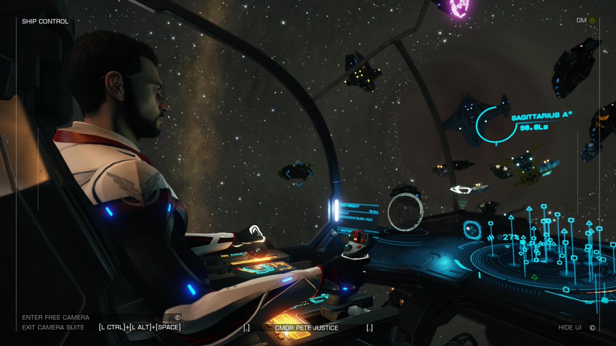 CmdrPete's tweet photo. And so we head onwards, Beagle or bust! A very busy mass jump from Sagittarius A* last night, the fleet has now broken up and we are headed to our first waypoint, the Hengist Nebula. #DistantWorlds2 #MassJump #SagittariusA https://t.co/43ghxf5zFi