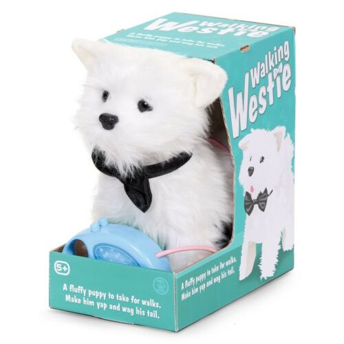 OrangeTowerUK's tweet photo. Beautiful Walking Westie (West Highland Terrier) - let children bring a pet into the house with all the love and none of the hassle. A beautiful Walking Westie interactive dog toy with talking and barking action. He walks and barks like a real dog.
#orangetower #toys #shopping https://t.co/i05rmdDSCC