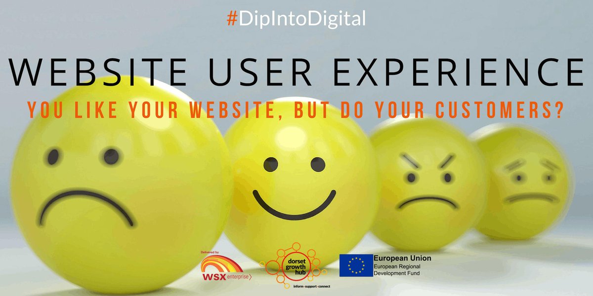 WSXEnterprise's tweet image. ***FREE WORKSHOP | Website User Experience***

#Bournemouth with @DorsetGrowthHub

22/3  0930-1330

Put your website user experience to the test in this interactive workshop and come away with real personal user feedback from other attendees.

Book here 👇
buff.ly/2u1Iuko