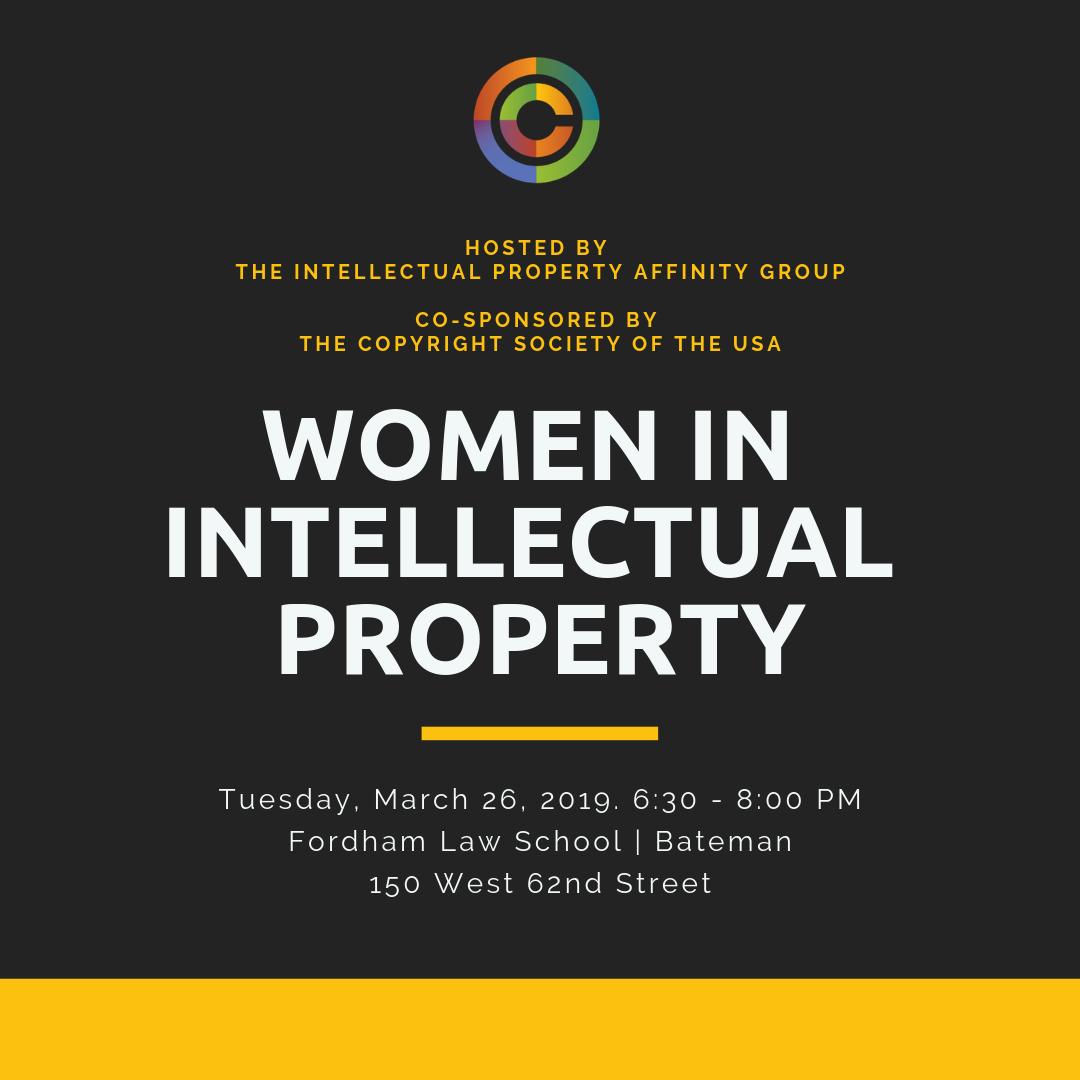 copyrightsoc's tweet image. Karen Artz Ash, Preetha Chakrabarti, Stephanie Y. Grenald, and Lisa Jakob are the speakers for the panel "Women in Intellectual Property".
It is a free event, but you need to register: bit.ly/2Cph9wW #CSUSA #Copyright #NYChapter